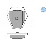 Bremsbelagsatz Vw S. A6 (8St) Mit Sensor 025 232 8017/W
