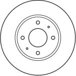 Bremsscheibe Volvo P. S40/V40 DF4054 Bremsscheibe Volvo P. S40/V40 DF4054
