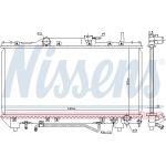 Nissens Motorkühler 64802 Nissens Motorkühler 64802