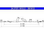 ATE Handbremsseil 24.3727-1612.2 ATE Handbremsseil 24.3727-1612.2