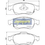 Japanparts Bremsbeläge PA-0217AF Japanparts Bremsbeläge PA-0217AF