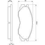 Bosch Bremsbelagsatz 0 986 424 572 Bosch Bremsbelagsatz 0 986 424 572