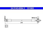 ATE Bremsschlauch 24.5143-0264.3 ATE Bremsschlauch 24.5143-0264.3