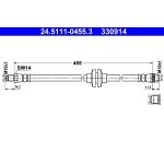 ATE Bremsschlauch 24.5111-0455.3 ATE Bremsschlauch 24.5111-0455.3