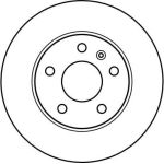 Bremsscheibe Opel T. Astra G/Astra H/Meriva A/B/Zafira A/B 264Mm 5ùR DF4051 Bremsscheibe Opel T. Astra G/Astra H/Meriva A/B/Zafira A/B 264Mm 5ùR DF4051