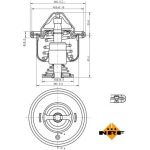 NRF Kühlmittelthermostat 725199 NRF Kühlmittelthermostat 725199
