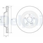 Delphi Bremsscheibe BG4957C Delphi Bremsscheibe BG4957C