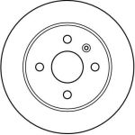 Bremsscheibe Opel T. Astra G 1 DF4050 Bremsscheibe Opel T. Astra G 1 DF4050