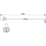 Bosch Bremsbelagverschleißsensor 1987474510 Bosch Bremsbelagverschleißsensor 1987474510