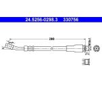 ATE Bremsschlauch 24.5256-0298.3 ATE Bremsschlauch 24.5256-0298.3