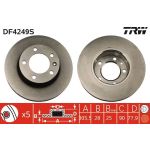 Bremsscheibe Opel P. Movano 1.9-3.0 Dti 98 DF4249S Bremsscheibe Opel P. Movano 1.9-3.0 Dti 98 DF4249S