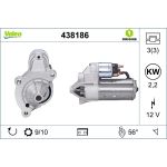 438186 Valeo Anlasser 438186 438186 Valeo Anlasser 438186