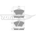 TX 10-73 TOMEX brakes Bremsbelagsatz, Scheibenbremse TX 10-73 TX 10-73 TOMEX brakes Bremsbelagsatz, Scheibenbremse TX 10-73