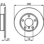 Bremsscheibe VA 0 986 478 511 Bremsscheibe VA 0 986 478 511