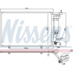 Nissens Klimakondensator PKW 940500 Nissens Klimakondensator PKW 940500