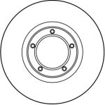 TRW Bremsscheibe DF1622 TRW Bremsscheibe DF1622
