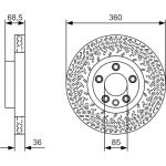 Bremsscheibe VA li 0 986 479 B12