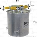 587579 Valeo Kraftstofffilter 587579 587579 Valeo Kraftstofffilter 587579