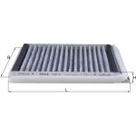 MAHLE Filter, Innenraumluft LAK 8 MAHLE Filter, Innenraumluft LAK 8