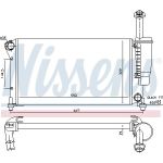 Nissens Wasserkühler PKW 617852 Nissens Wasserkühler PKW 617852