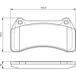 Bosch Bremsbelagsatz 0 986 494 448 Bosch Bremsbelagsatz 0 986 494 448