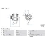 Lichtmaschine 0 986 083 830