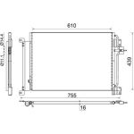 MAHLE Kondensator, Klimaanlage AC 670 000S