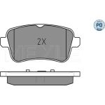 025 252 1516/PD MEYLE Bremsbelagsatz Mercedes-Benz W166 11- Amg 025 252 1516/PD MEYLE Bremsbelagsatz Mercedes-Benz W166 11- Amg