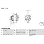 Lichtmaschine 0 986 082 500 Lichtmaschine 0 986 082 500