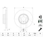 11 481 034 Bremsscheibe VA 0 986 478 623 11 481 034 Bremsscheibe VA 0 986 478 623