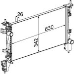 Kühler, Motorkühlung CR 1131 000P Kühler, Motorkühlung CR 1131 000P
