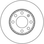 17 481 042 Bremsscheibe VA DF4205 17 481 042 Bremsscheibe VA DF4205
