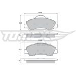 TOMEX brakes Bremsbelagsatz, Scheibenbremse TX 17-28 TOMEX brakes Bremsbelagsatz, Scheibenbremse TX 17-28