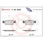 BREMBO Bremsklötze Xtra VA P 06 035X