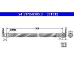 Bremsschlauch 24.5172-0305.3