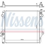 Nissens Wasserkühler PKW 646863 Nissens Wasserkühler PKW 646863