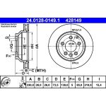 Bremsscheibe Porsche T. Cayenne 05 24.0128-0149.1 Bremsscheibe Porsche T. Cayenne 05 24.0128-0149.1