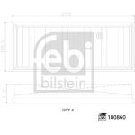 febi Luftfiltersatz 180860 febi Luftfiltersatz 180860