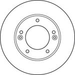 Bremsscheibe Kia P. Sorento 2.5 Crdi 02 DF6081S