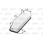 VALEO Luftfilter 585240 VALEO Luftfilter 585240