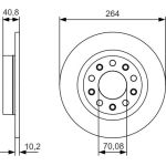 Bremsscheibe 0 986 479 C41 Bremsscheibe 0 986 479 C41