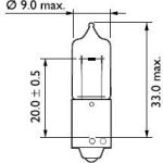 12146CP PHILIPS HY21W Glühlampe 12 V 21 W BAW9s - 12146CP - l 12146CP PHILIPS HY21W Glühlampe 12 V 21 W BAW9s - 12146CP - l