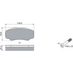 Bosch Bremsbelag 0 986 424 876 Bosch Bremsbelag 0 986 424 876