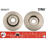 TRW Bremsscheibe Ford Transit 02 DF4277 TRW Bremsscheibe Ford Transit 02 DF4277