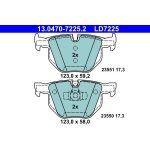 Bremsbelagsatz Bmw T. 3 2.0-3.0 05-13 Keramik 13.0470-7225.2