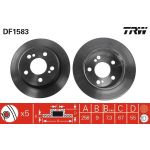 Bremsscheibe Db T. W124/W201 82-97 DF1583 Bremsscheibe Db T. W124/W201 82-97 DF1583