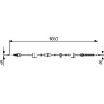 Handbremsseil 1987482659 Handbremsseil 1987482659