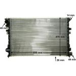 MAHLE Motorkühler / Wasserkühler CR 592 000P, Automatikgetriebe, Netz 670 x 470 x 23 mm – u. a. für Peugeot 806 (221), Peugeot Expert (224_), Peugeot Expert Kasten (222) – OE Nummer 0001474401080 - l MAHLE Motorkühler / Wasserkühler CR 592 000P, Automatikgetriebe, Netz 670 x 470 x 23 mm – u. a. für Peugeot 806 (221), Peugeot Expert (224_), Peugeot Expert Kasten (222) – OE Nummer 0001474401080 - l