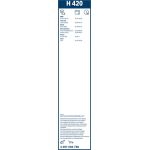 Bosch Wischerblatt H420 3397004758 Bosch Wischerblatt H420 3397004758