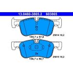 ATE Bremsbelagsatz BMW Vorderachse 1/2 1.5-1.6/2.0D 10 13.0460-3865.2 ATE Bremsbelagsatz BMW Vorderachse 1/2 1.5-1.6/2.0D 10 13.0460-3865.2